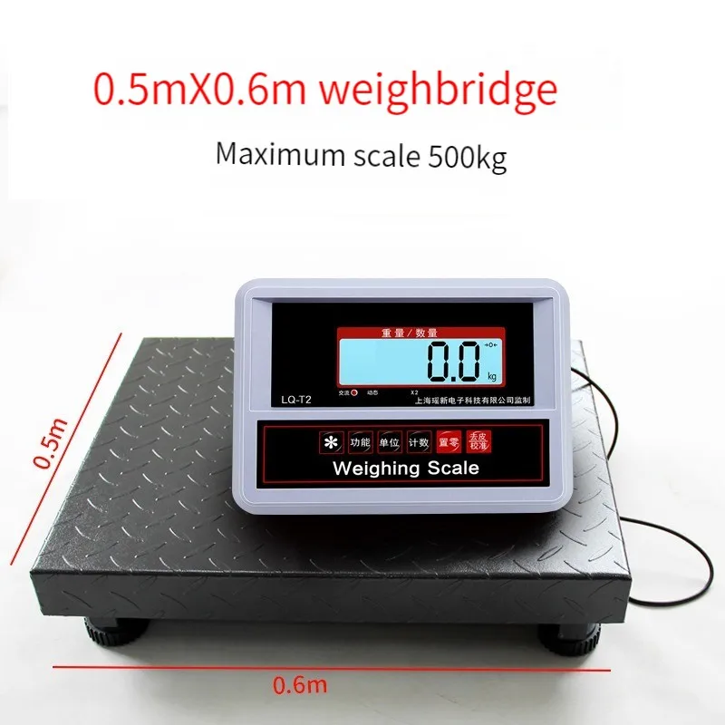 Electronic Weighing Scale 1Tons Commercial 500kg Scale Industrial Weighing Electronic Scale Large Weighing Scale Small