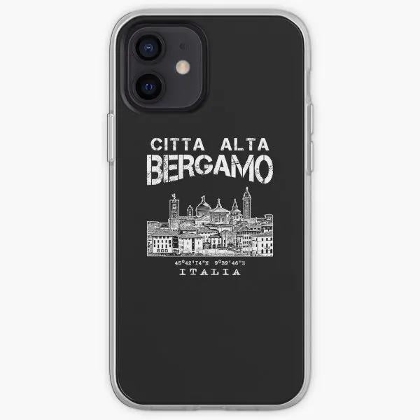 Upper Old City Citta Alta In Bergamo  Phone Case Customizable for iPhone 6 6S 7 8 Plus 11 12 13 14 Pro Max Mini X XS XR Max