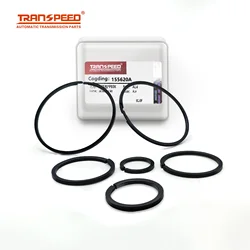 TRANSPEED 6PCS AL4 DPO Automatic Transmission Oil Seal Rings Kit For Peugeot 206 207 307 40 Citroen Renault Car Accessories