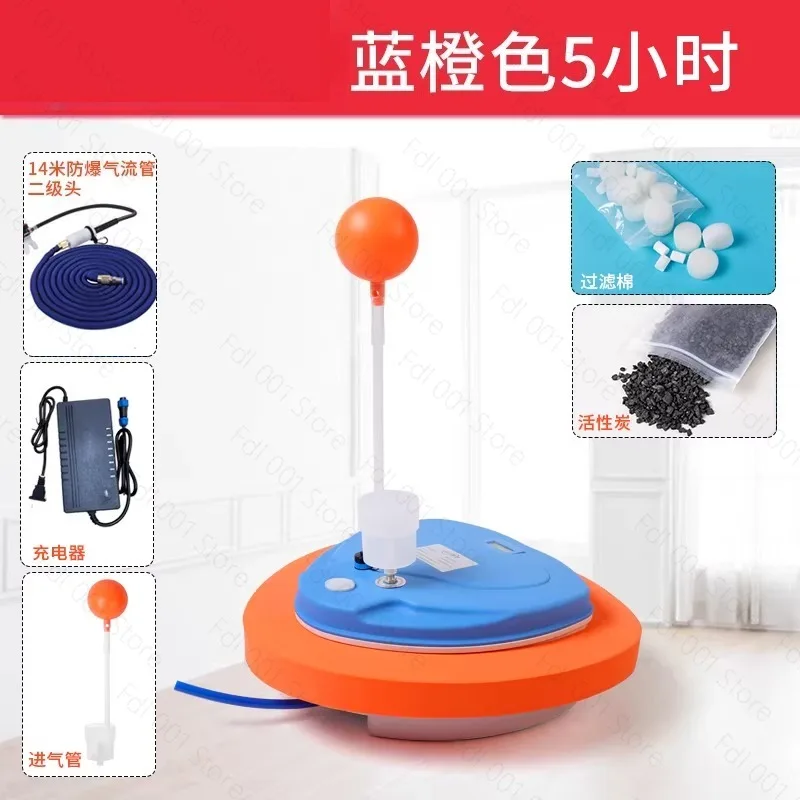 Diving Snorkel Equipment Trap Mobile Ventilator Support Deepest To10M Time 2.7-5H Underwater Snorkel Winter Ice Diving