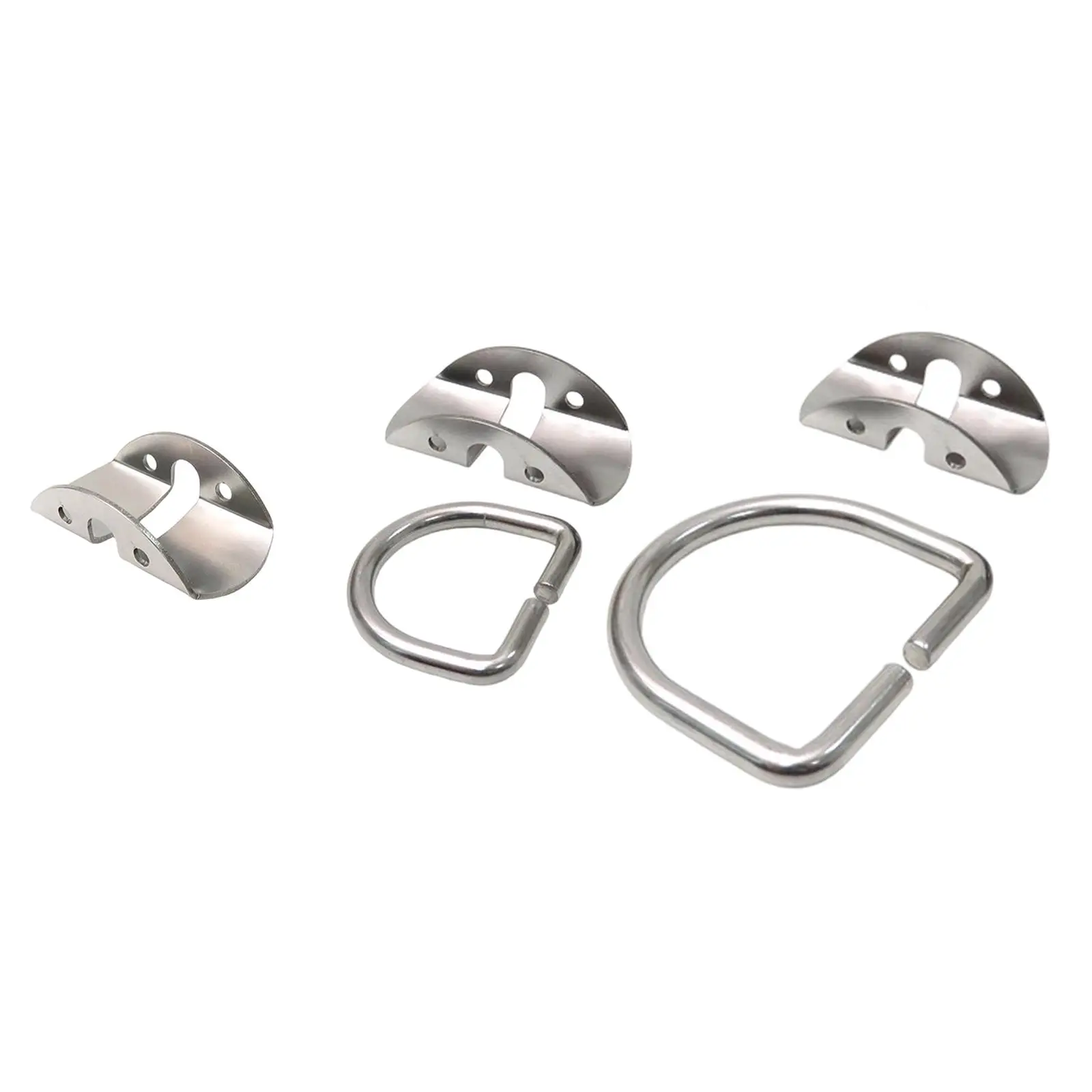 Зажим-фиксатор для бэкплейта из нержавеющей стали, запасная часть для мини-баллона для дайвинга Зажим-фиксатор для бэкплейта из нержавеющей стали, запасная часть для мини-баллона для дайвинга