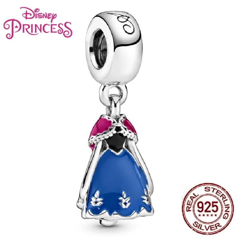 MINISO Princess Series Charms Bead Fit سوار أصلي DIY مجوهرات هدايا 100% S925 فضي