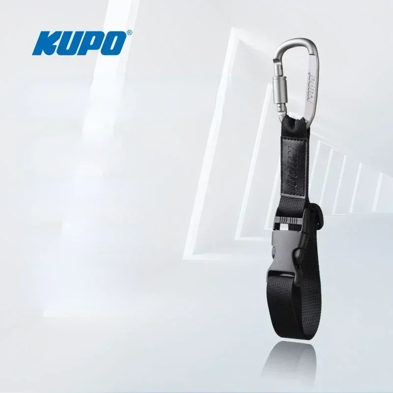 KUPO Gaffers Tape Holder Nylon Strap With Spring Hook & Black/Brown Label GT-2540BK GT-2540BN