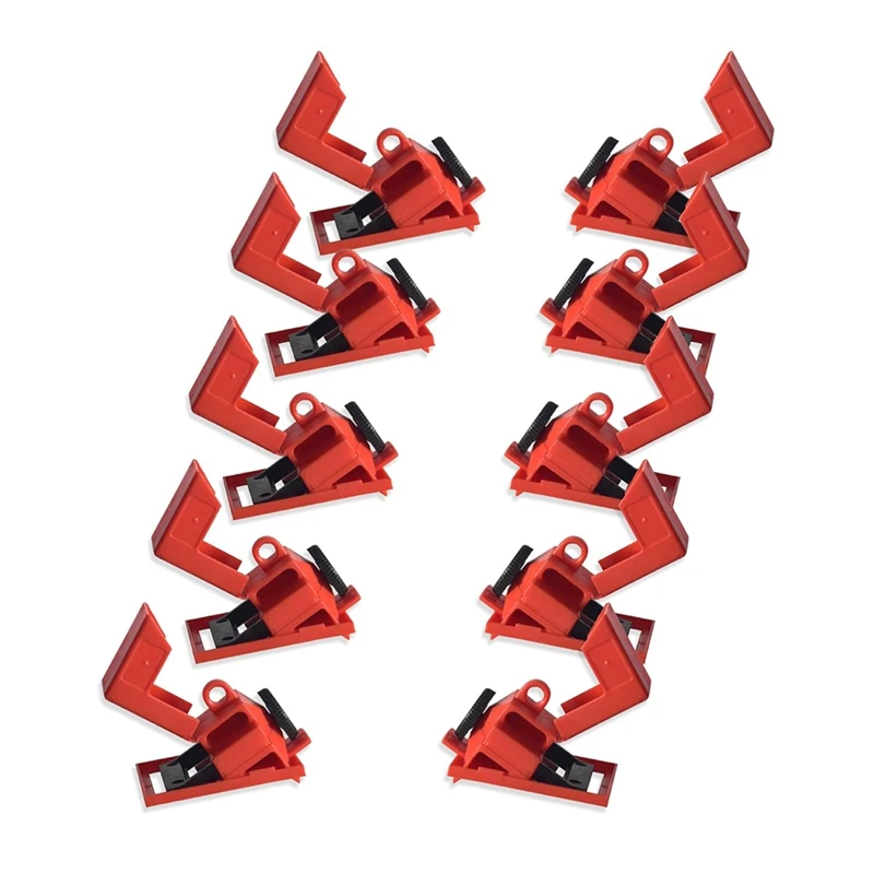 Top Sale Circuit Breaker Lockout For 120-277V Clamp-On Electrical Single Pole Breaker Lock Out Tagout Kit Device Refill Stations
