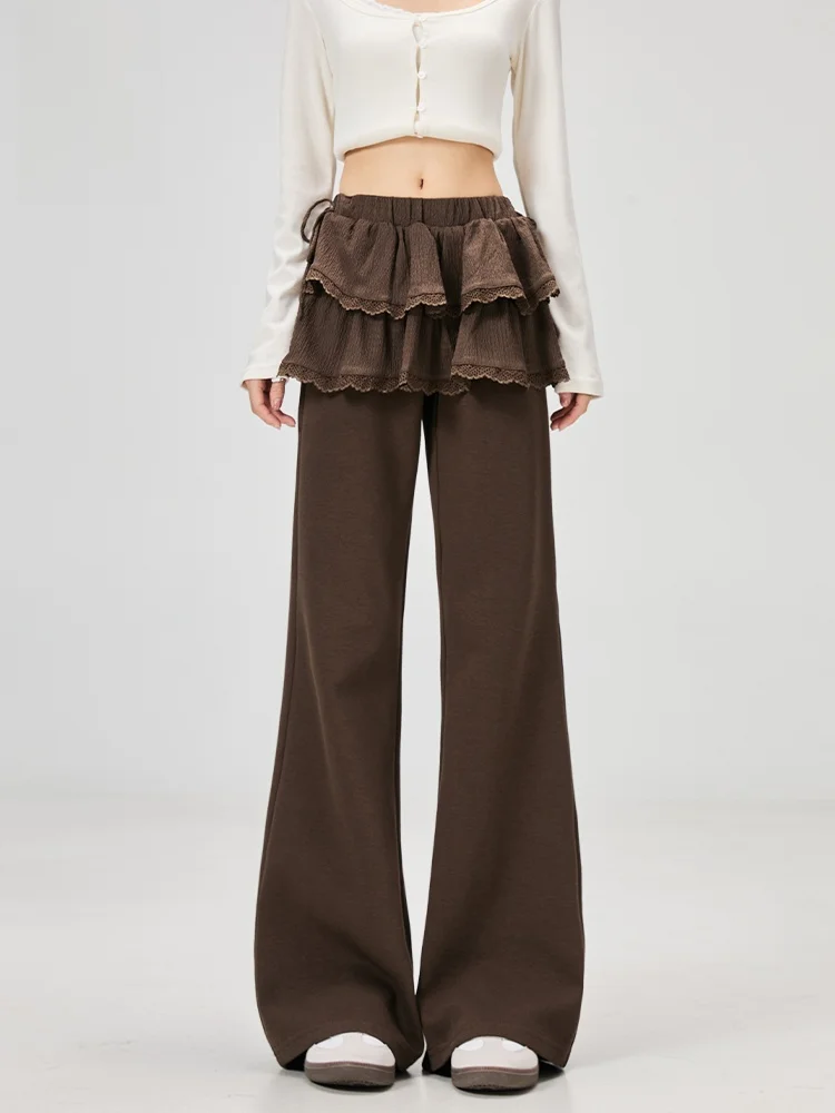 otono-invierno-nuevo-sle-pantalones-casuales-de-mujer-ballet-sle-micro-acampanado-cintura-alta-elastico-algodon-poliester-mezcla-comoda