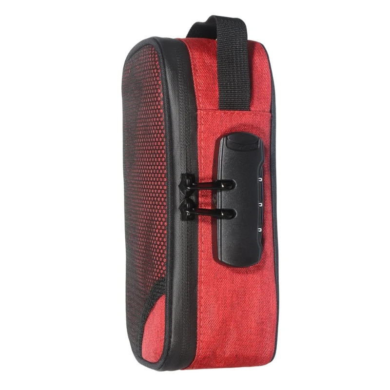 M17D Odor Proof Portable Pipe Pouches With Combination Lock Travel Case Storage