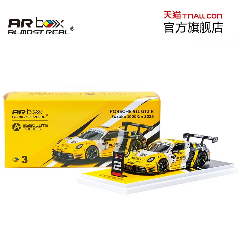 AR box 1:64 911 GT3 R 2025 Suzuka 1000km Challenge #7 Alloy