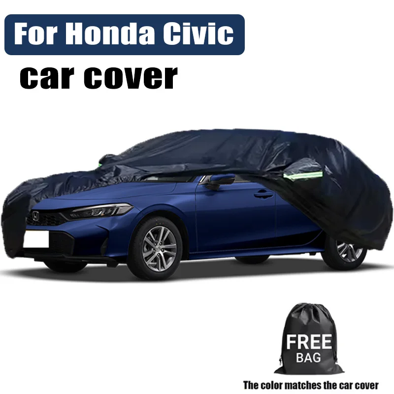 

All-Season Car Cover for Honda Civic - Outdoor Full Protection, Waterproof Dustproof Heat-Resistant Car Accessories