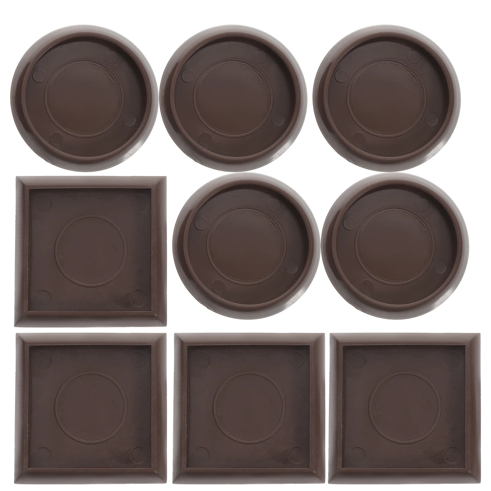 8Pcs Furniture Chair Leg Pads Durable Anti-Skid Protection for Hardwood Floors Multi-Function Furniture Coasters Floor Scratch