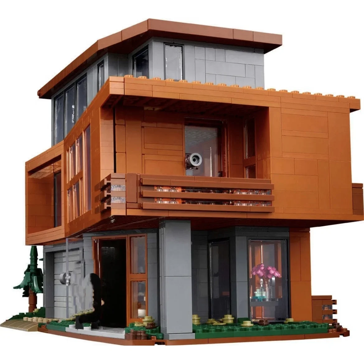 2025 nouvelles idées Cullen House 21354 blocs de construction modèle Villa forêt chalet Architecture jouet pour adultes Fan cadeaux d'anniversaire