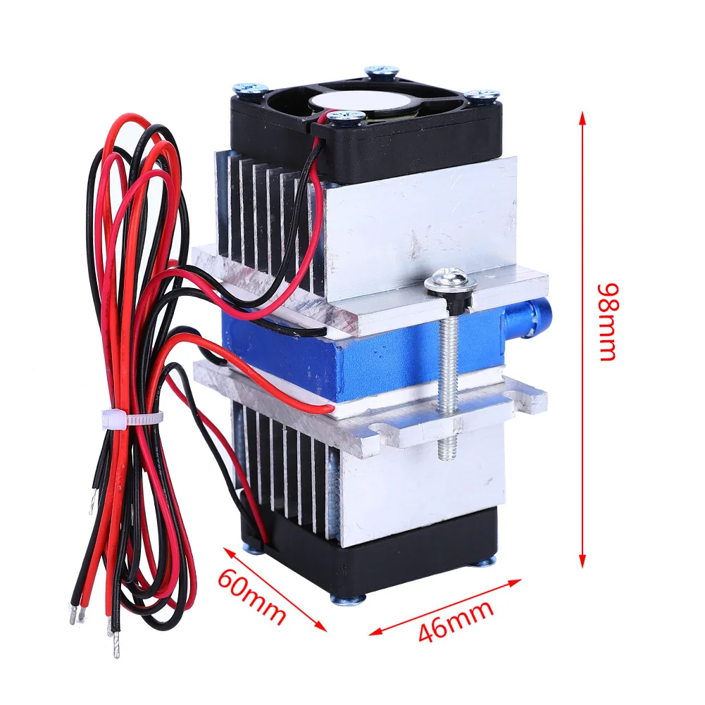 Dualchip 144 واط أشباه الموصلات بلتيير الحرارية TEC112706 جهاز تبريد المياه بلتيير برودة بلتيير الحرارية #1