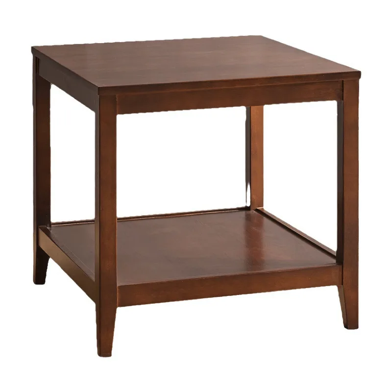 

Solid wood edge few living room square coffee table sofa edge few square table coffee table practical