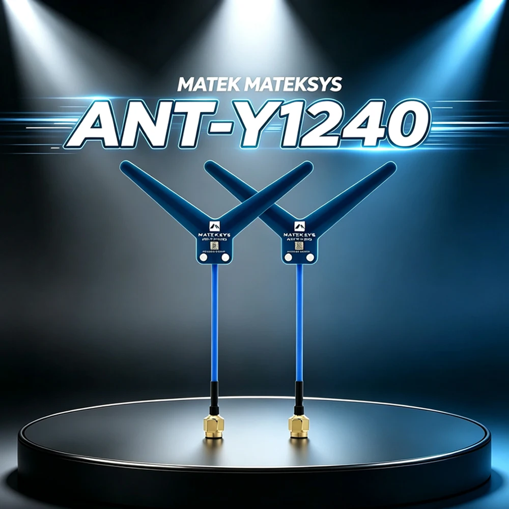 Matek System MATEKSYS ANT-Y1240 1.2Ghz 1.3GHZ 3dBi DIPOLE FPV Antenna for RC Drone Goggles Monitor Transmitter VTX Receiver