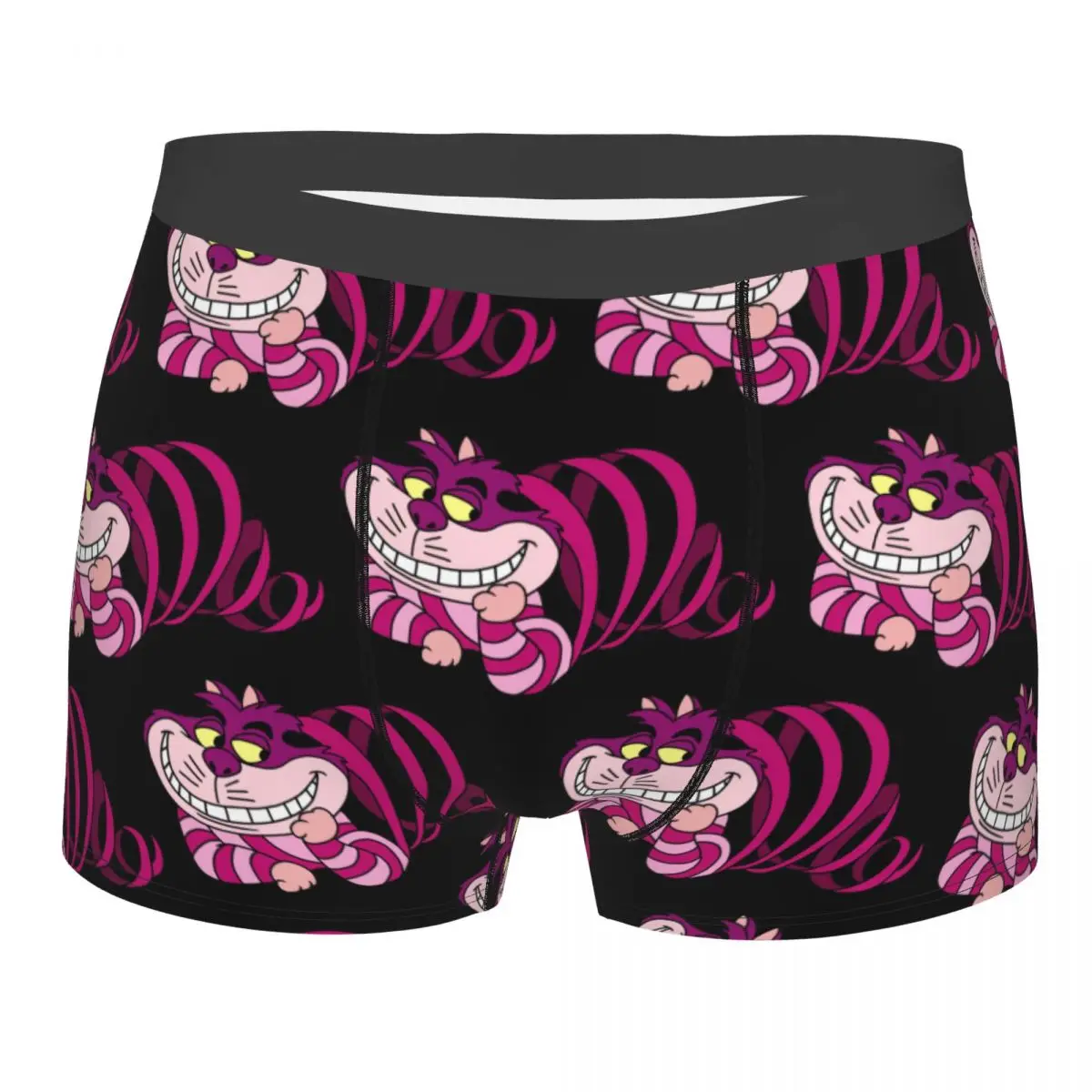 Cheshire Cat Men's Underwear Boxer Shorts Panties Sexy Polyester Underpants for Male