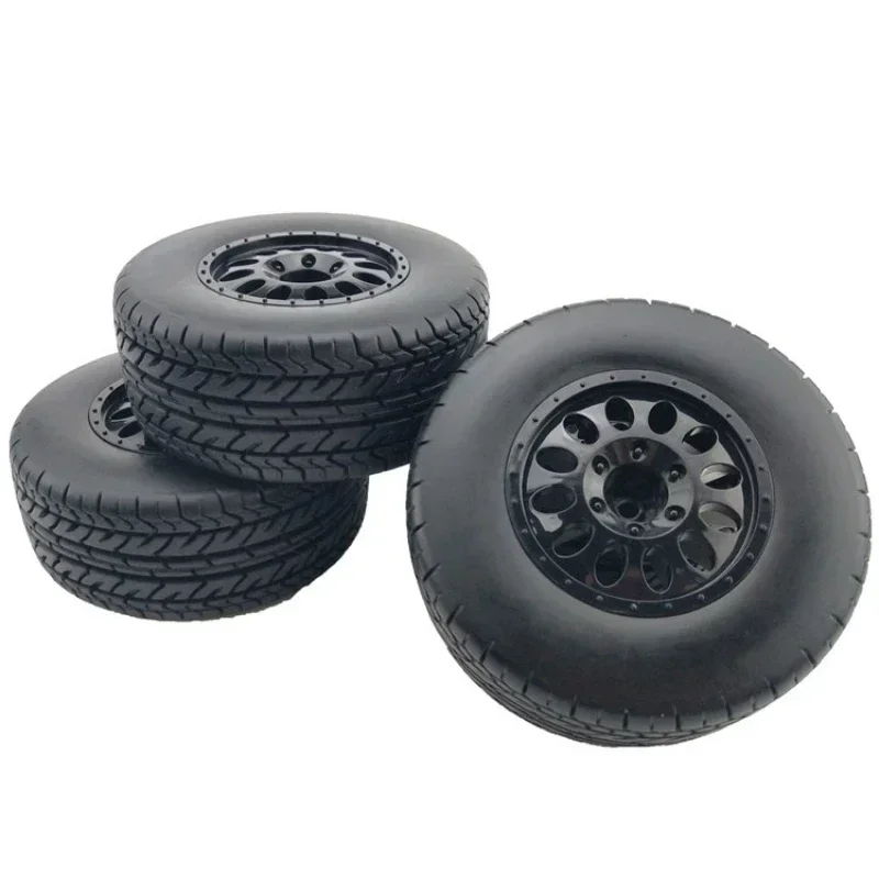 4szt 112mm 1/10 Short Course Truck Tires Koło z 12mm Hex do Slash Arrma Senton HuanQi 727 Vkar 10sc Hpi Rc Car