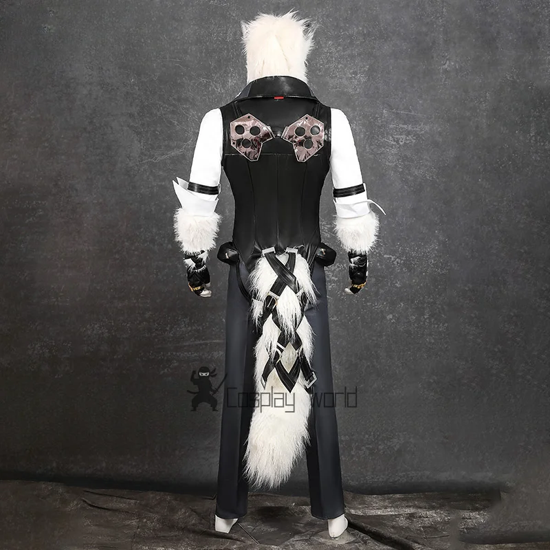 فون ليكون تأثيري حلي شعر مستعار لعبة Zenless منطقة صفر فيكتوريا التدبير المنزلي الذئب موحدة غطاء رأس قناع حفلة الهالوين #4