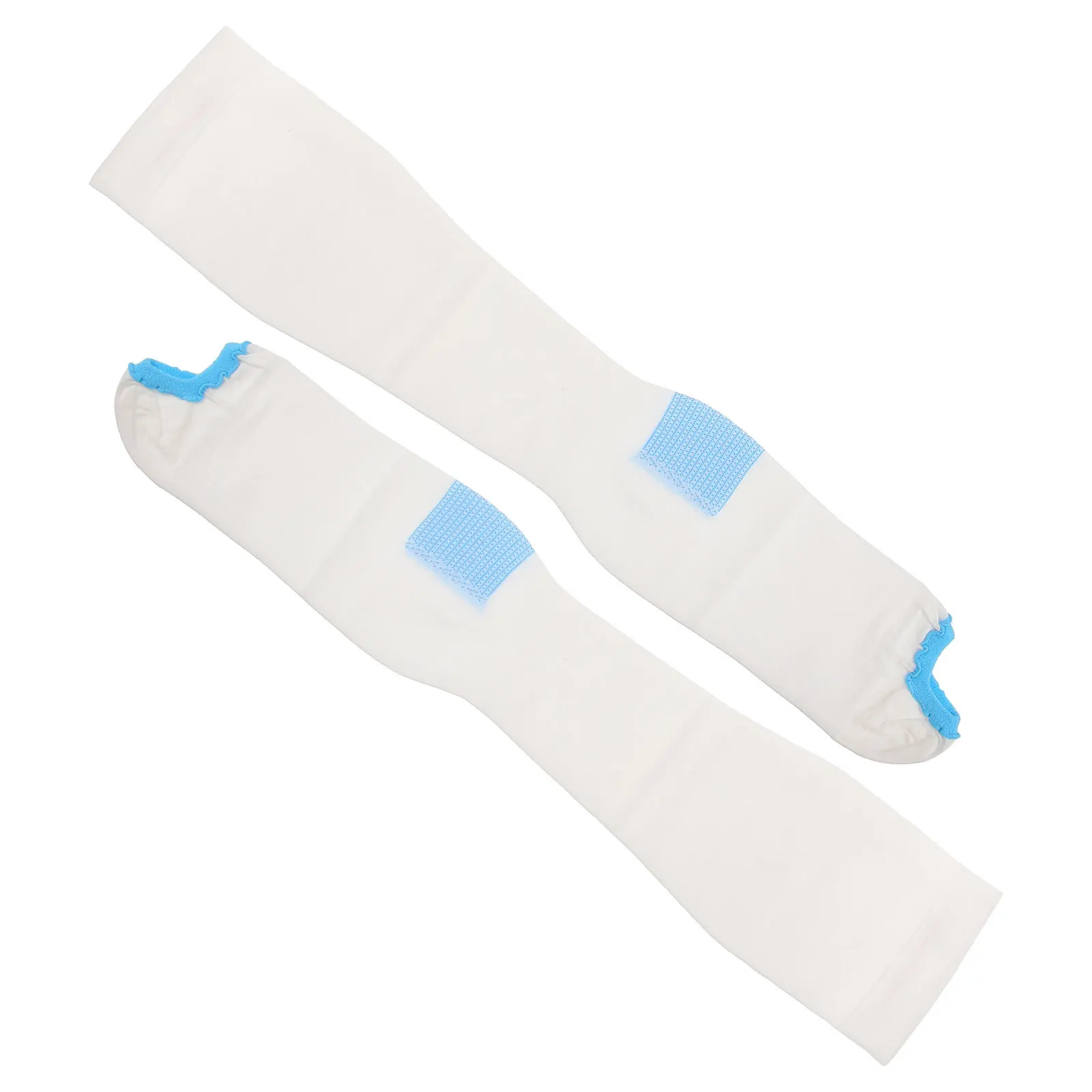 

1Pair Medical Compression Socks for Women White Knee High Socks Anti- Circulation Aid for Pregnant Women Nurses