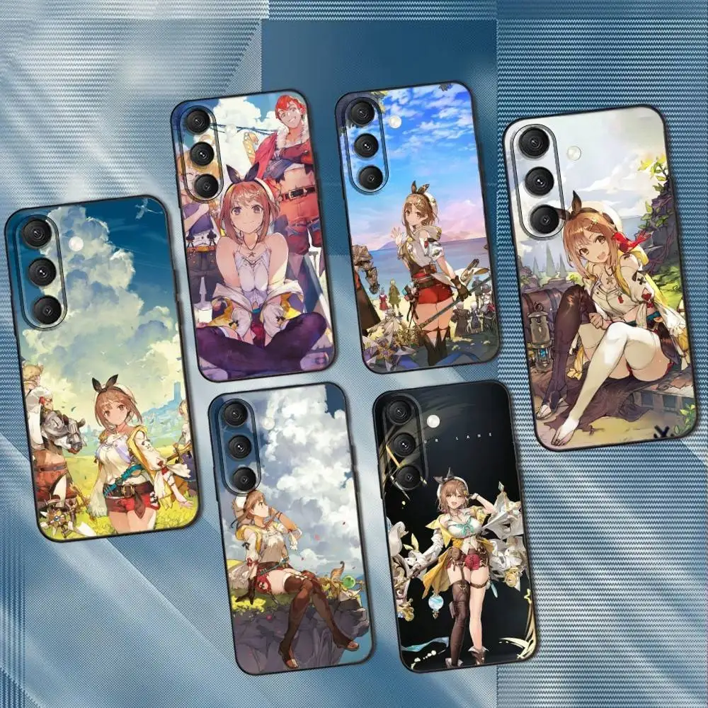 

Game A-Atelier R-Ryza Phone Case For Samsung S25,S24,S23,S22,S21,S20,S10,Ultra,Plus,Lite,FE,Soft Silicone Black Cover