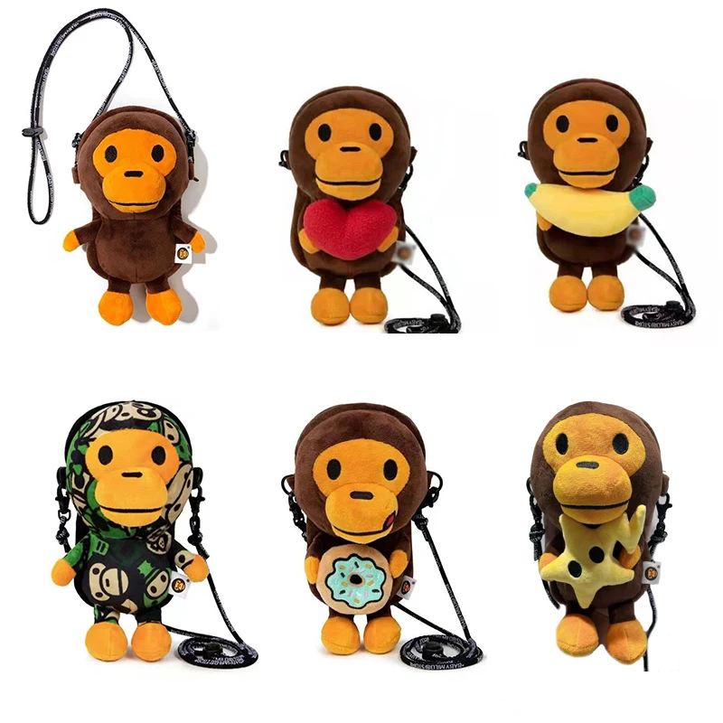 1/5Pcs BABYS MILOED MOBILE PHONE BAG Miloed Monkey Phone Bag Shoulder Bag Holiday gift