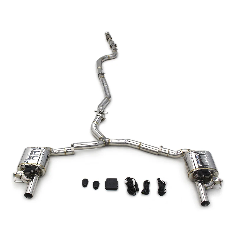 

Stainless Steel Catback Exhaust For Mercedes-Benz C200 C250 C300 W205 2015-2021 Exhaust Muffler Racing Car Exhaust System