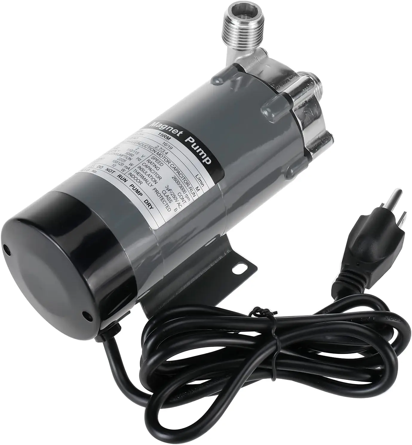 110/220v Homebrew Magnetic Drive Brewing Beer Pump 1/2\