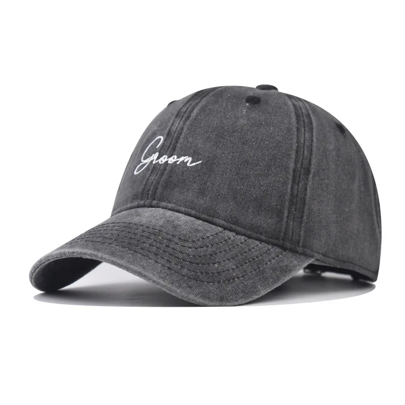 

New Outdoor Washed Vintage Green Embroidered Baseball For Men And Women Unique English Tower Distressed Dad Hat