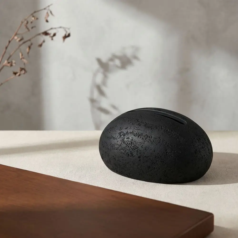 Creative Pebble Texture Tissue Box Holder Artistic Napkin Storage Organizer Modern Home Decorative Accessory For Office