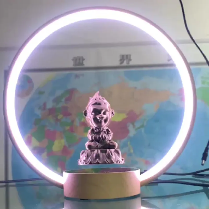 

LED Home Fixture Modern Living Room Decorative Dining Magnetic Levitation Floating Buddha Monkey King Sun Wukong Room Light