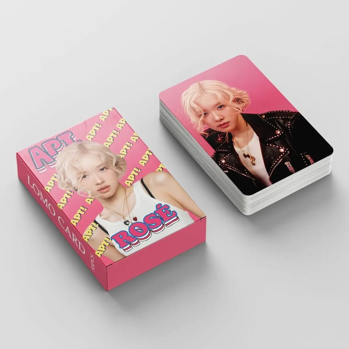 55Pcs/Set Kpop ROSE New Album APT Lomo Card Postcard Photo Print Cards Picture for Fans Collectible Cards Beautiful Gift