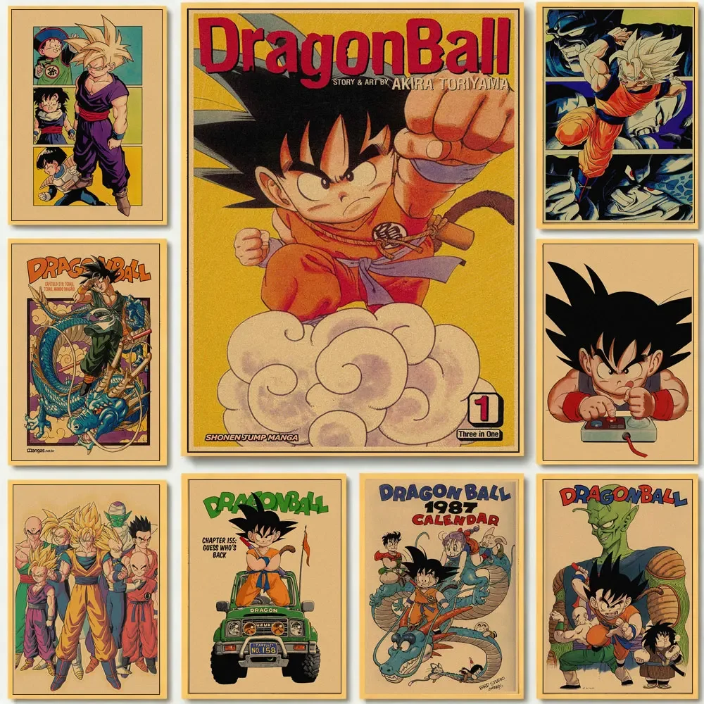 Dragon Ball Anime 5D Full Round Drill Diamond Painting Classic Mosaic Embroidery Art Home Wall Decor DIY Craft