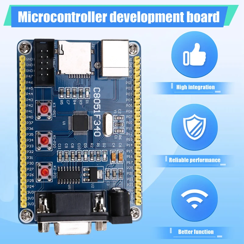 C8051F340 Microcontroller Development Board Core Board Learning Board System Board