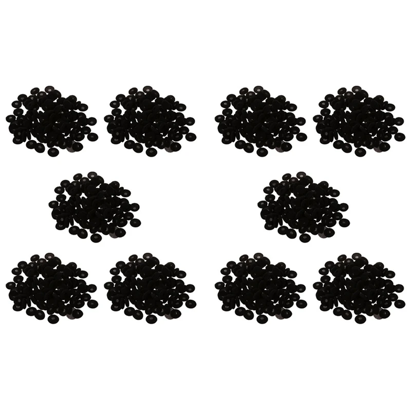 New 1000 Pcs Black Sponge Earbud Headphone Cap Ear Pads Cover Replacement