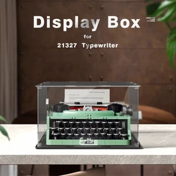 Acrylic Display Box for Lego 21327 Typewriter Clear Display Case (Toy Bricks Set not Included）