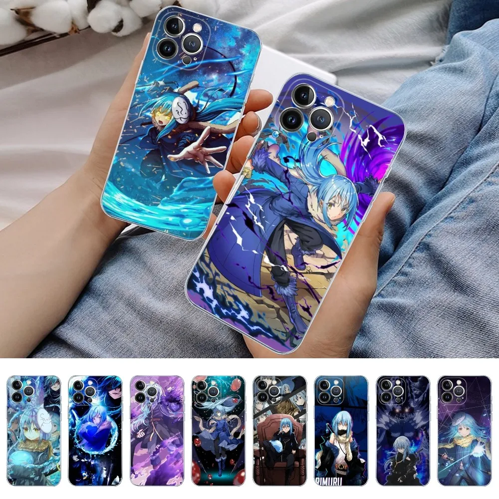 Demon Slime Rimuru Tempest Phone Case For iPhone 14 11 12 13 Mini Pro XS Max Cover 6 7 8 Plus X XR SE 2020 Funda Shell