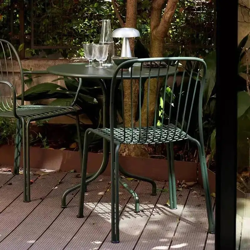 Table Mobile Coffee Garden Outdoor Furniture Sets Kitchen Restaurant Conference Chairs Nordic Mesas De Comedor Home Furniture