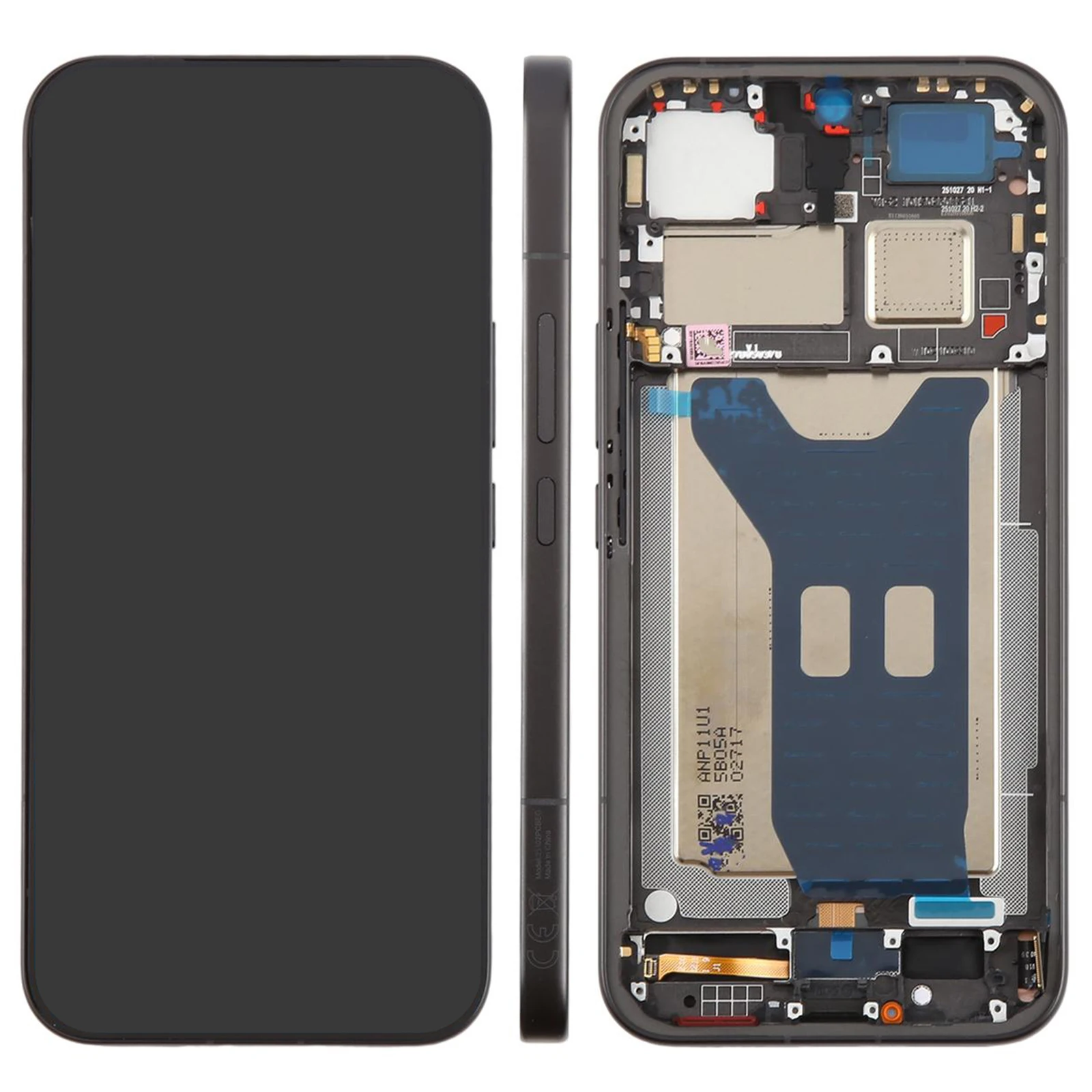 For Xiaomi Redmi K90 Pro Max 5G / Poco F8 Ultra OEM Grade S AMOLED Screen and Digitizer Assembly + Frame (Without Logo) - Black