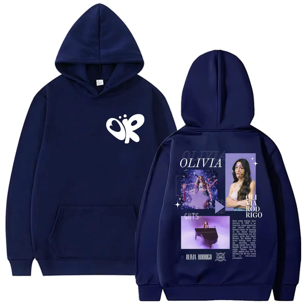 Singer Sour Vampire Guts Tour Hoodie Men Women Fashion Hip Hop Y2k Clothes Sweatshirts Casual Fleece Oversized Tracksuit Gifts