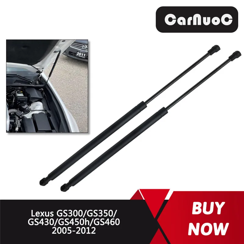 

2 Pcs For Lexus GS300 GS350 GS430 GS450h GS460 2005-2012 Front Car Accessories The Hood Bonnet Lift Supports Gas Spring Struts
