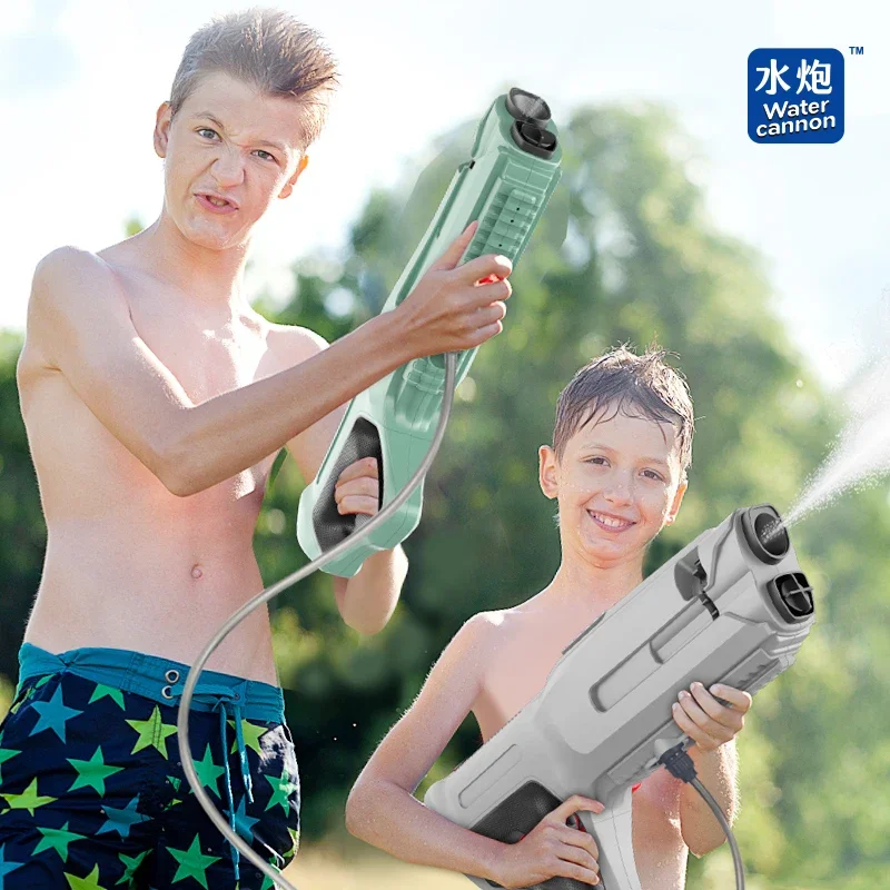 S480 water cannon toy Powerful Electric Automatic Water Gun Removable Battery Large Capacity Long Range Water Gun