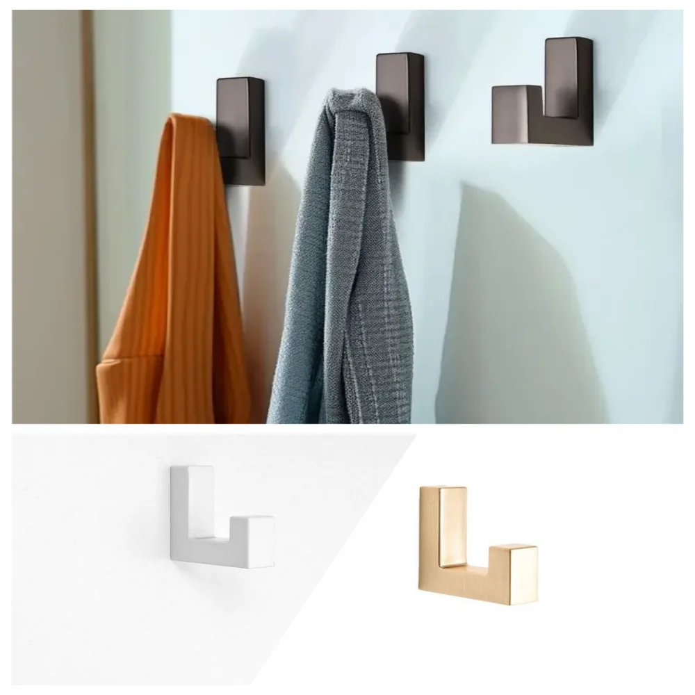 4/2 Stück neue Wandhaken, Handtuchhaken, Badezimmerhaken, Badezimmerzubehör, universelle Wandhaken