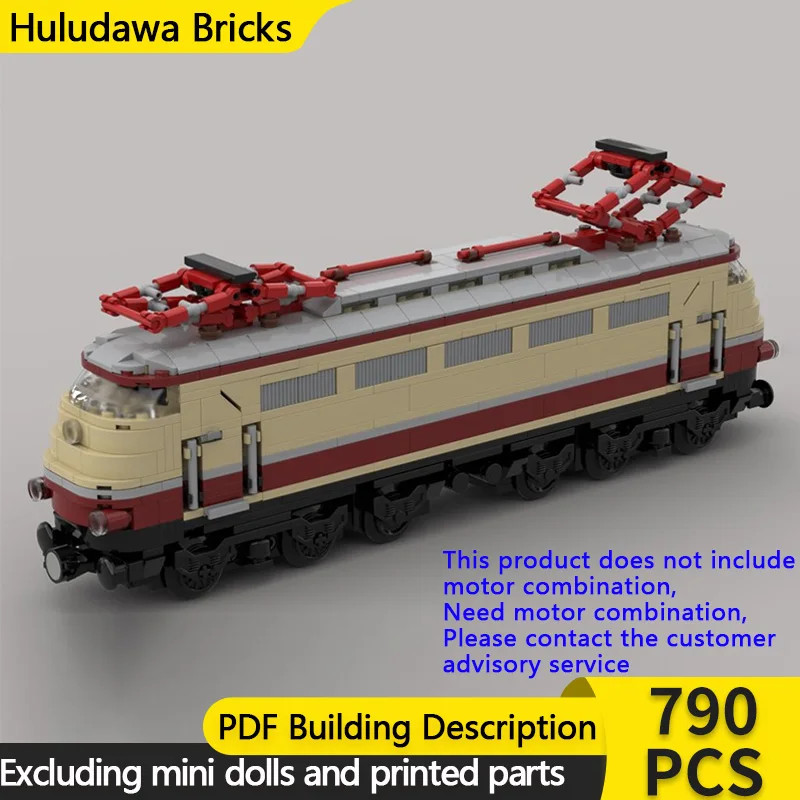 

City Car Model MOC Building Bricks Series 103 Electric Locomotive Modular Technology Gifts Holiday Assemble Children Toys Suit