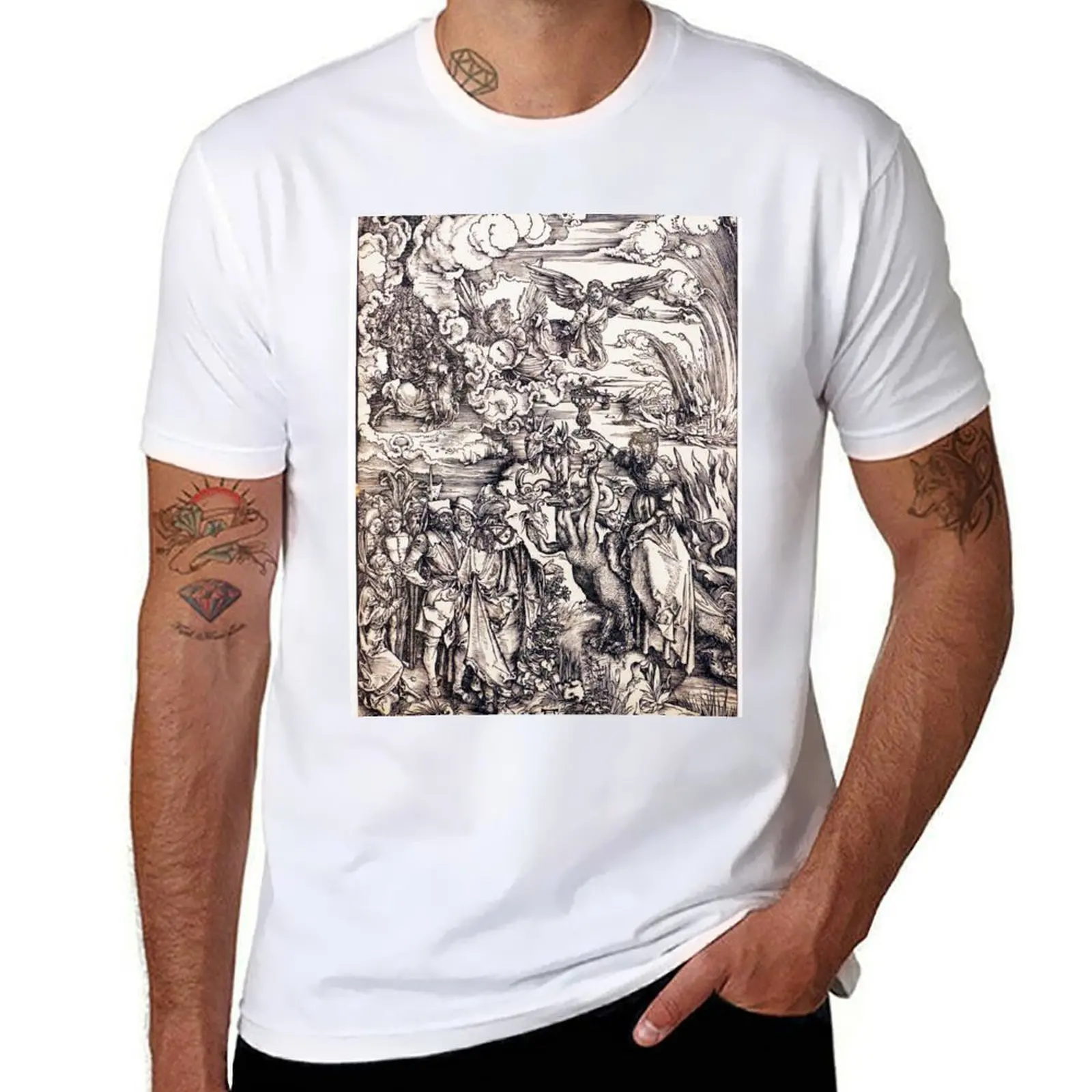

HD Babylon the Great, by Albrecht Dürer (1497) T-Shirt man t shirt cotton t shirt man cotton T-Shirt
