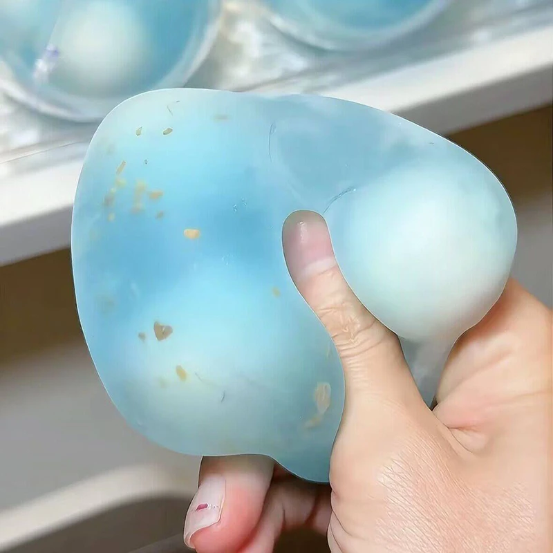 Crispy Mochi Squishy ASMR Crunch Sound Slow Rising Squeeze ball Soft Decompression Fidget Stress Relief Gift