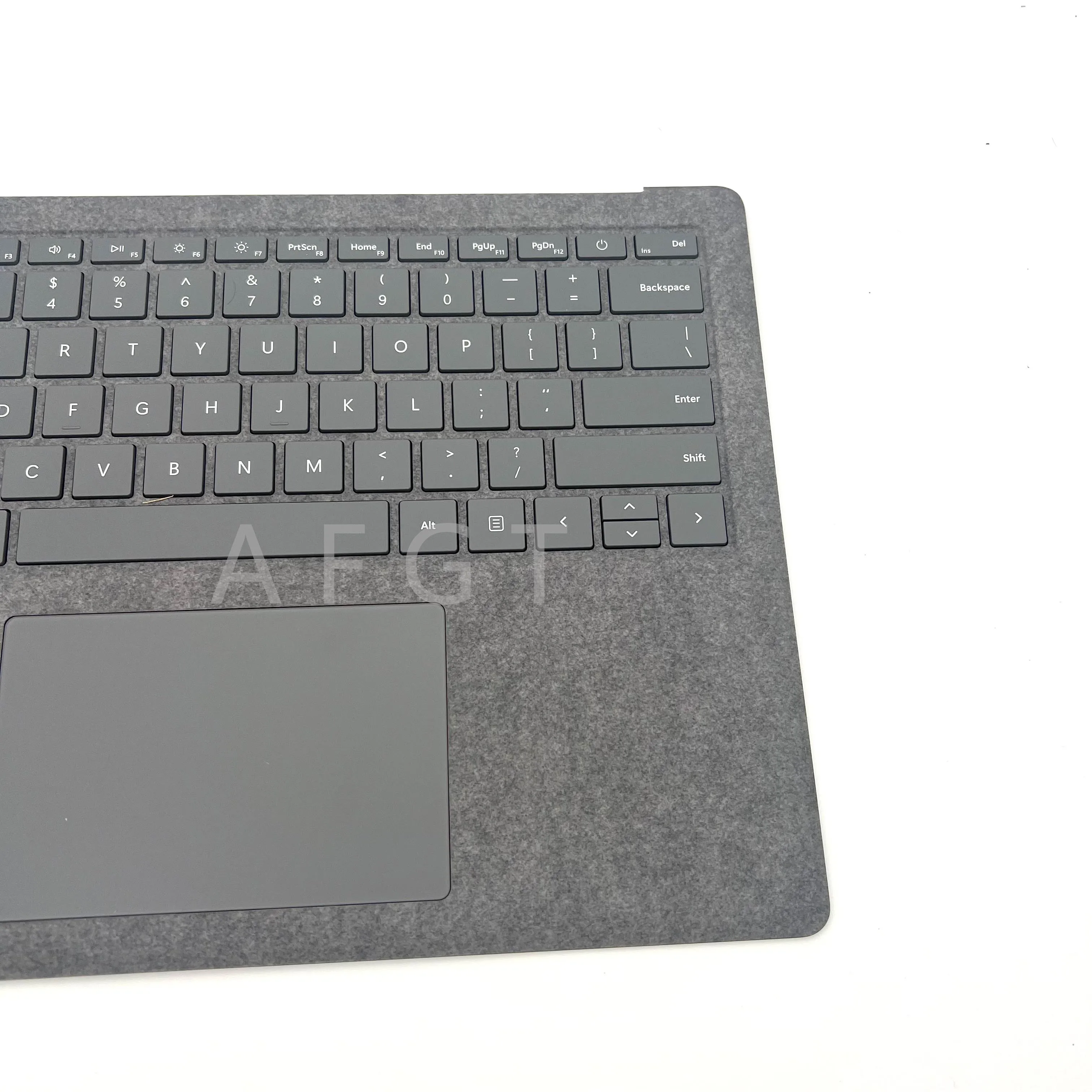 Teclado com Trackpad para Notebook Microsoft Surface, Capa Palmrest, Cinza, Original, Novo, 3, 4, 1868, 1950, 1950, 1950, 1949, 15,6, 13,5"