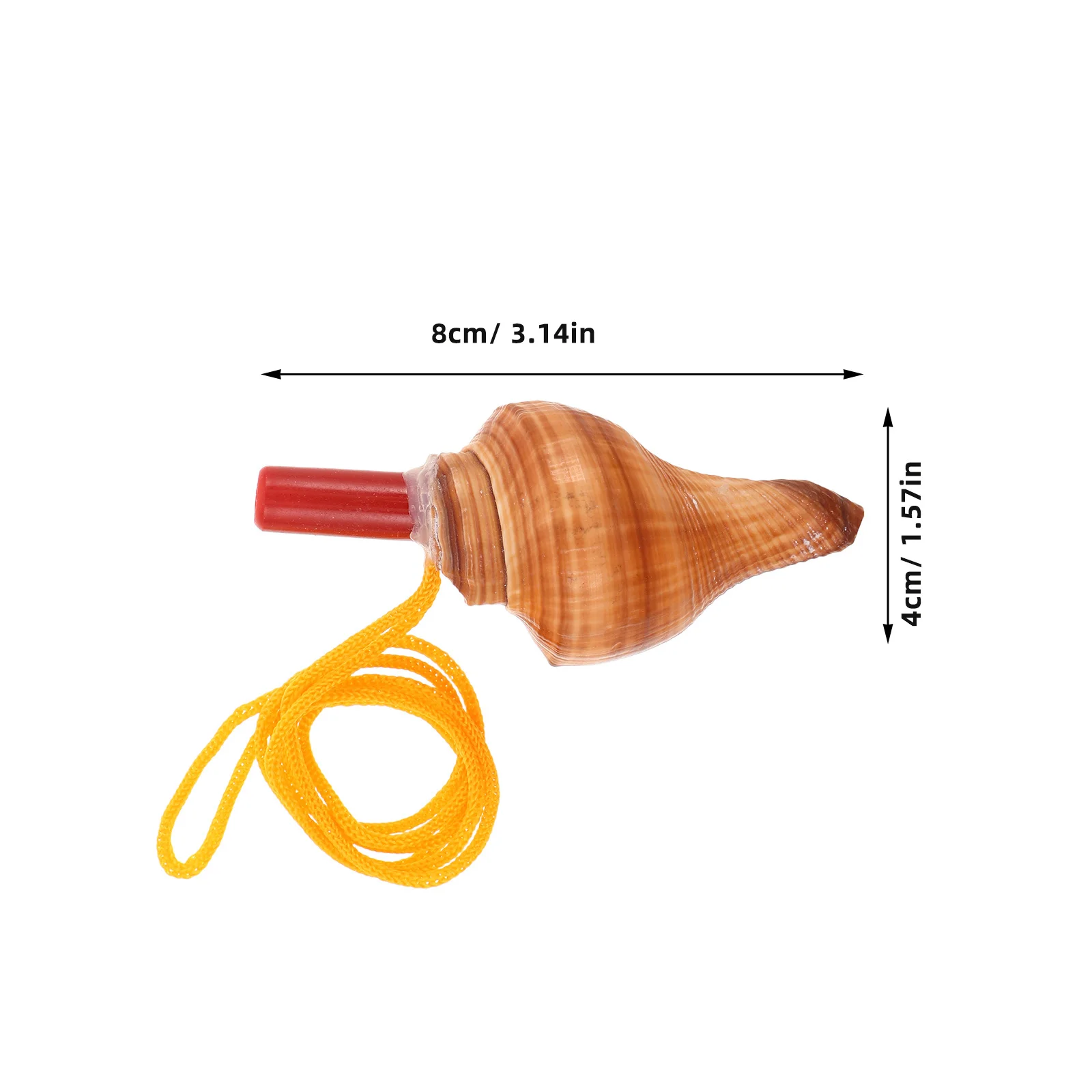 5 قطعة صفارات قوقعة الطبيعية صوت فريد خفيف الوزن محمول إشارة الطوارئ المشي لمسافات طويلة التخييم صفارات في الهواء الطلق #4