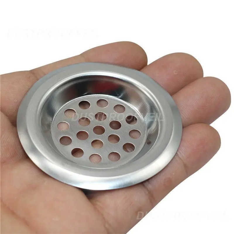 1~10PCS Kitchen Sink Stop Sink Strainer Filter Stainless Steel Bathtub Hair Catcher Stopper Shower Drain Hole Filter Kitchen