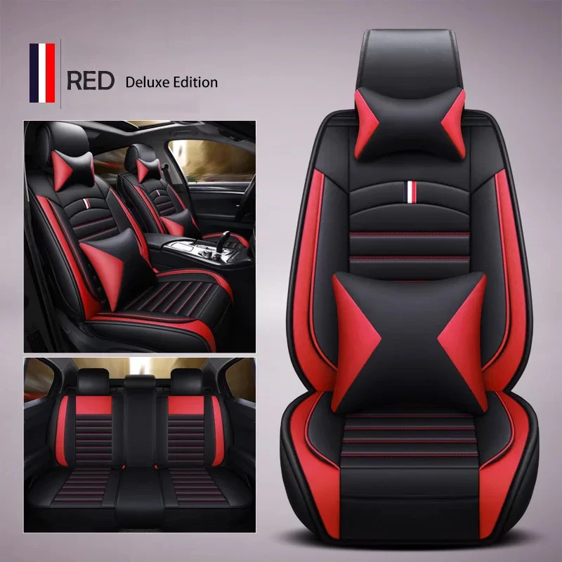 Wholesale full set type Universal leather 9D Universal Car Seat Cover