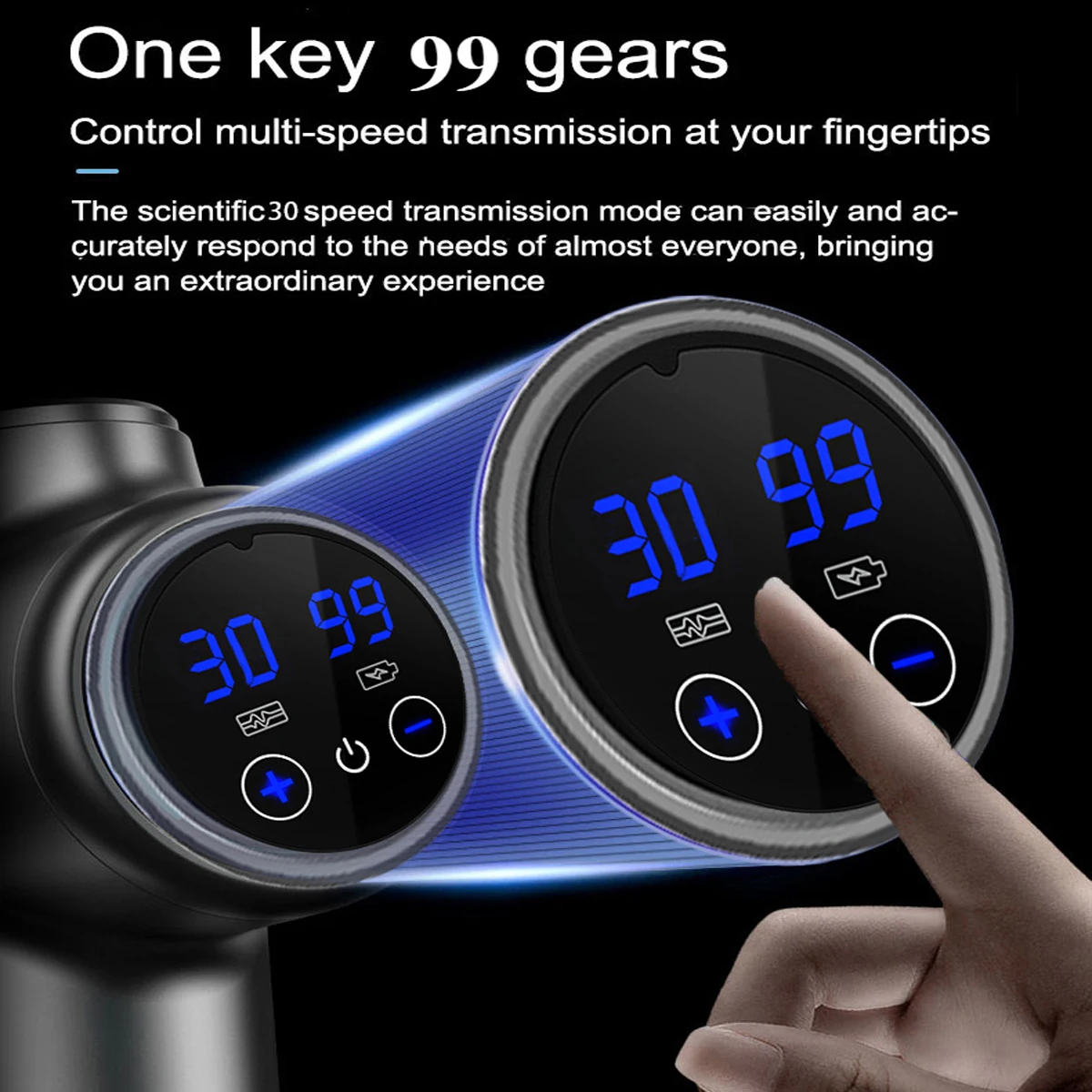 Electric Massager Gun Muscle Massage Gun Masazer Body Massagers Machine Men's Grooming Massage Device Low Frequency Massager