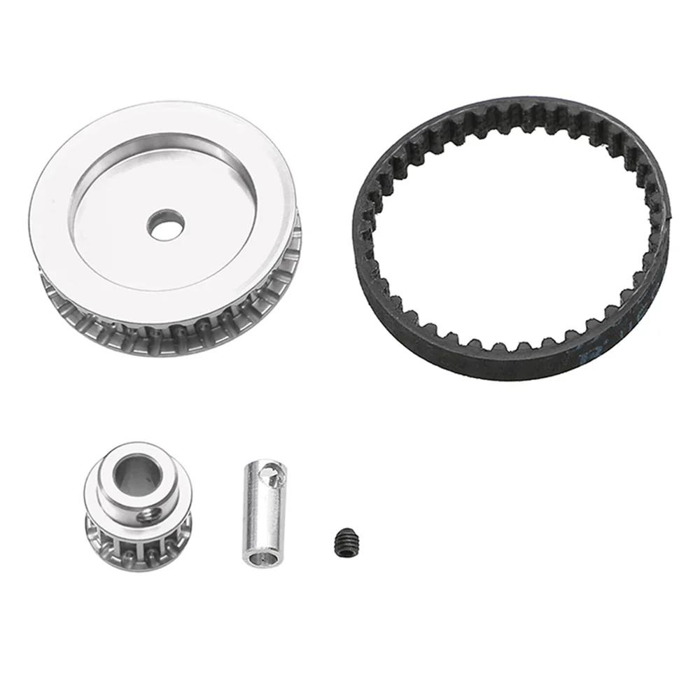 Aluminum Alloy Belt Drive Transmission Gears System for 1/10 TRX-4 TRX6 Climbing RC Car Crawler Upgrade DIY Parts Accessories