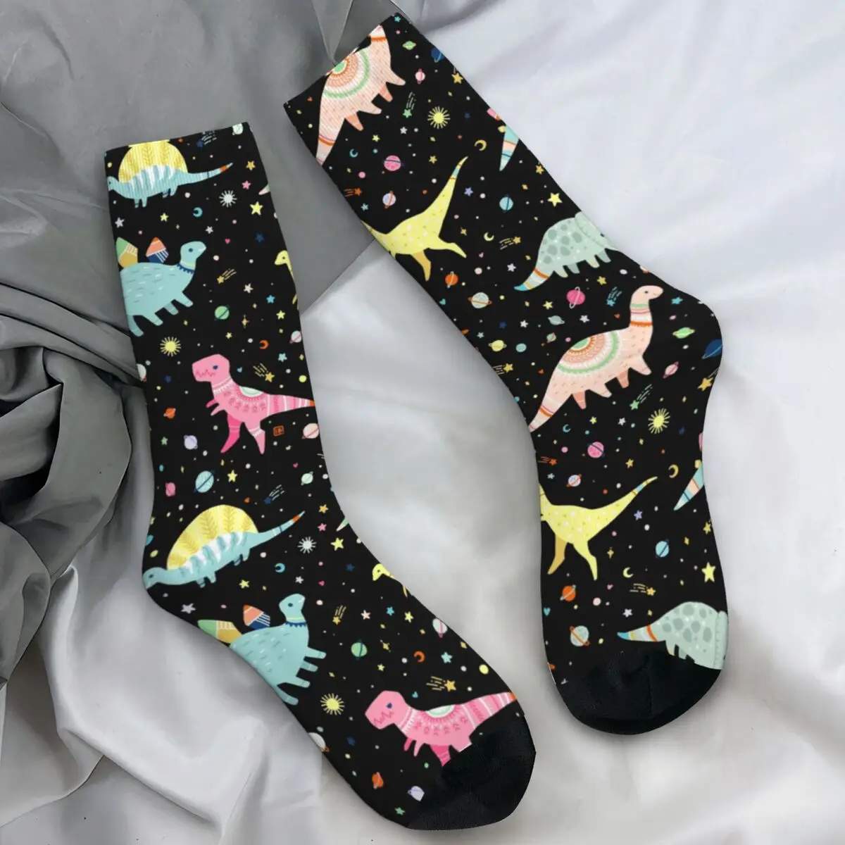 

Dinosaur Pattern Socks Fantasy Star Kawaii Casual Stockings Spring Anti Skid Unisex Socks High Quality Custom Sports Socks
